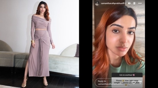 Samantha Ruth Prabhu reacts to -another weight comment-, explains why she-s unable to put on weight